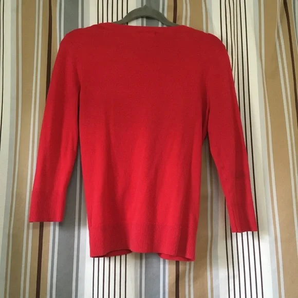 Stylish cotton cardigan with bracelet length sleeves and button detail - Picture 4 of 5